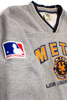 Vintage New York Mets V-Neck Sweatshirt (1990s)