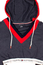 Tommy Hilfiger Cropped V-Neck Hoodie (2000s)