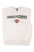 Vintage Yeager's Harley-Davidson Sleeveless Sweatshirt (1990s)