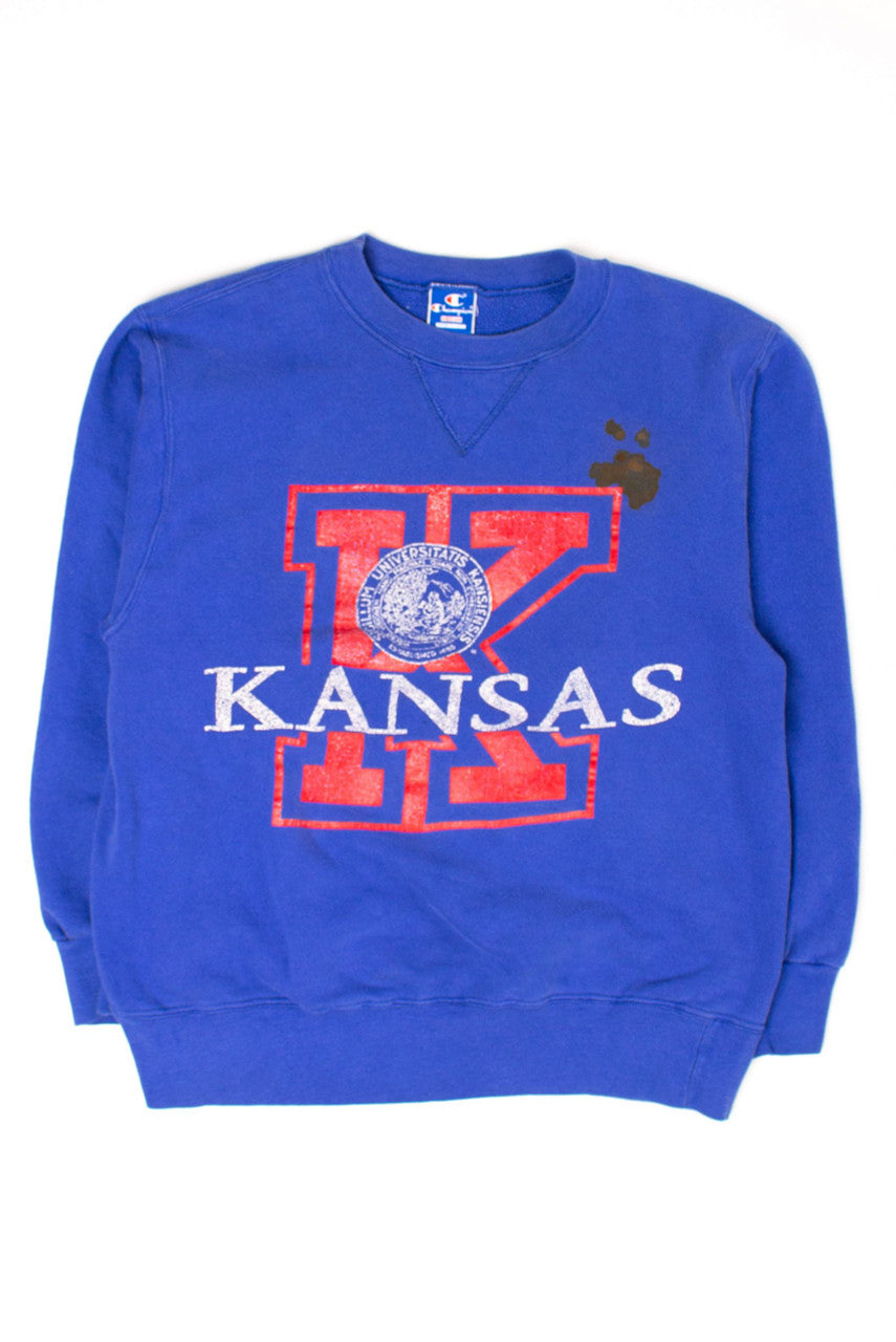 Vintage Kansas University Sweatshirt (1990s) 1