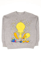 Vintage Tweety Bird Paint Splat Sweatshirt (1996)