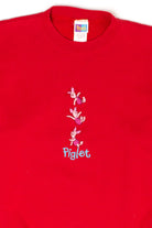 Vintage Embroidered Piglet Sweatshirt (1990s)