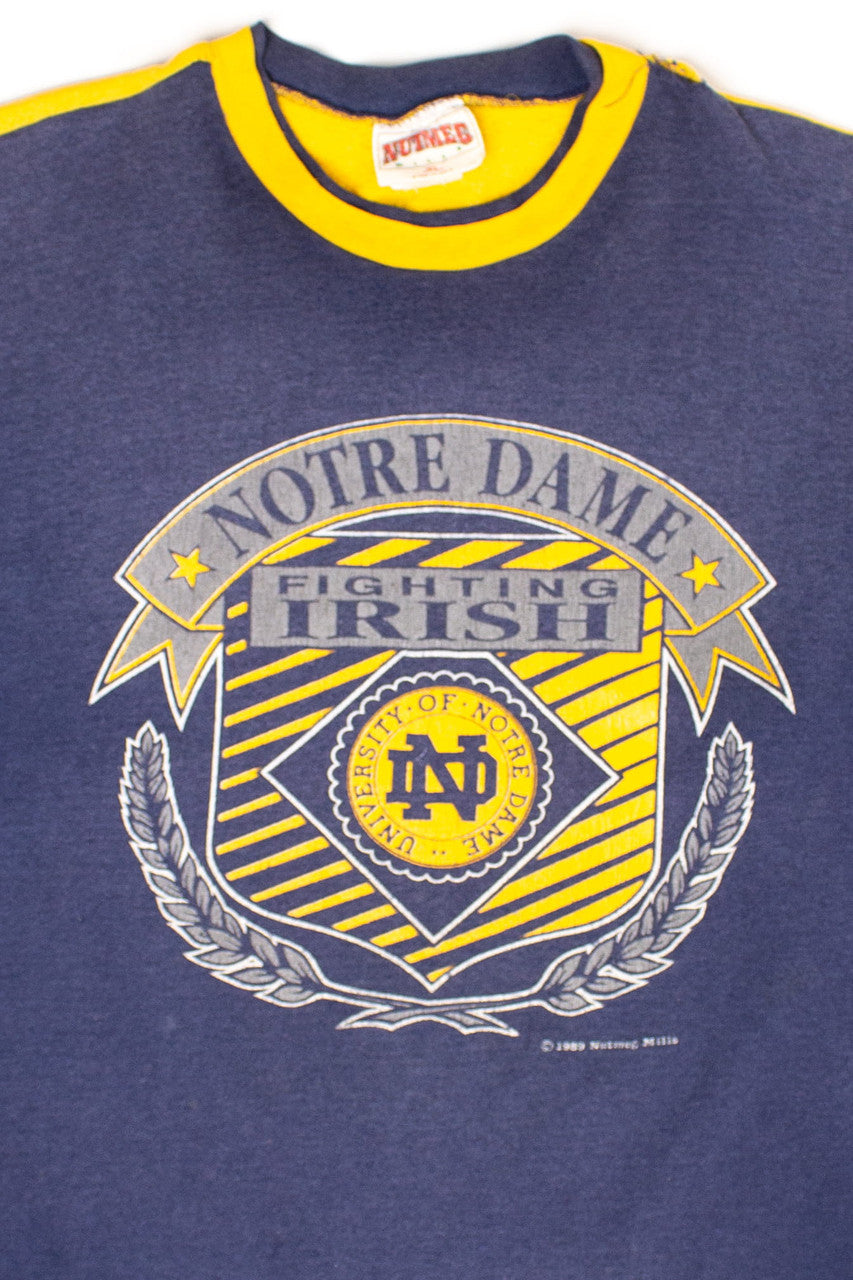 Vintage Notre Dame Fighting Irish Sweatshirt (1989)