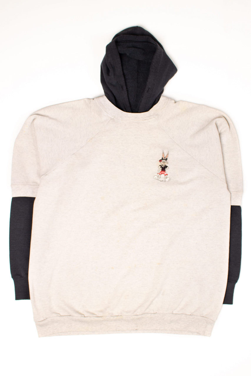 Vintage Bugs Bunny Layered Hoodie (1990s)