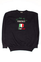 Vintage 'Not Only Am I Perfect, I'm Italian' Sweatshirt (1990s)