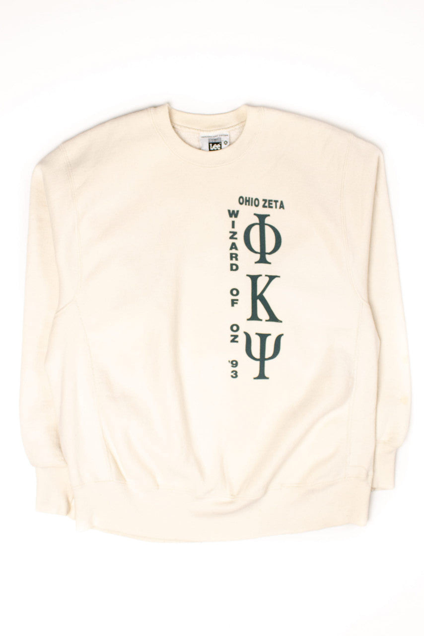 Vintage Phi Kappa Psi 'Wizard of Oz' Sweatshirt (1993)