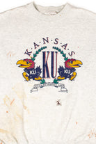 Vintage Kansas University Paint Stained Sweatshirt (1994)