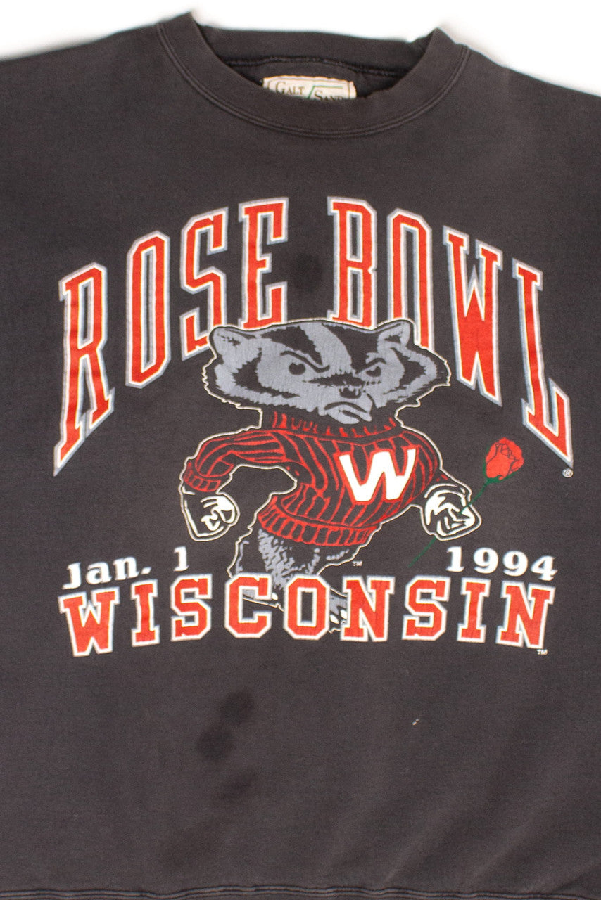Vintage Wisconsin Rose Bowl Sweatshirt (1994) 1