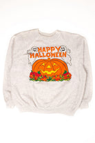 Vintage Happy Halloween Jack'O'Lantern Sweatshirt (1990s)