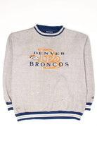 Vintage Textured Denver Broncos Sweatshirt (1990s)
