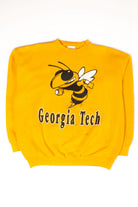 Vintage Georgia Tech Yellow Jackets Sweatshirt (1990s)