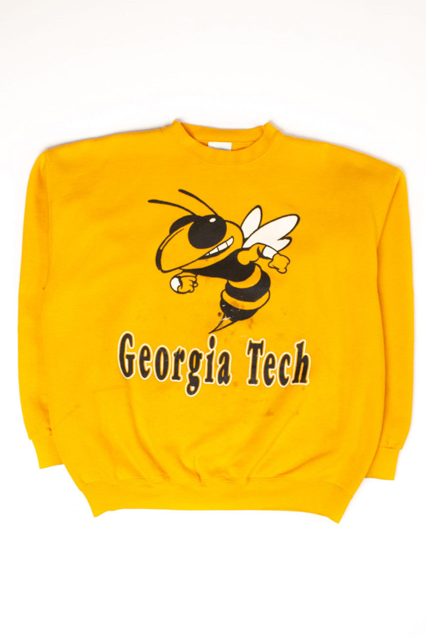 Vintage Georgia Tech Yellow Jackets Sweatshirt (1990s)
