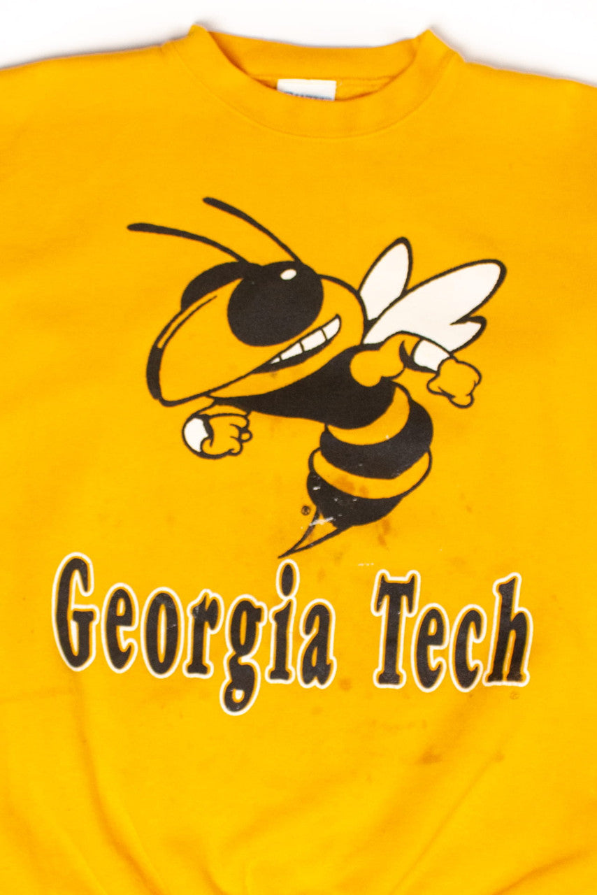 Vintage Georgia Tech Yellow Jackets Sweatshirt (1990s)