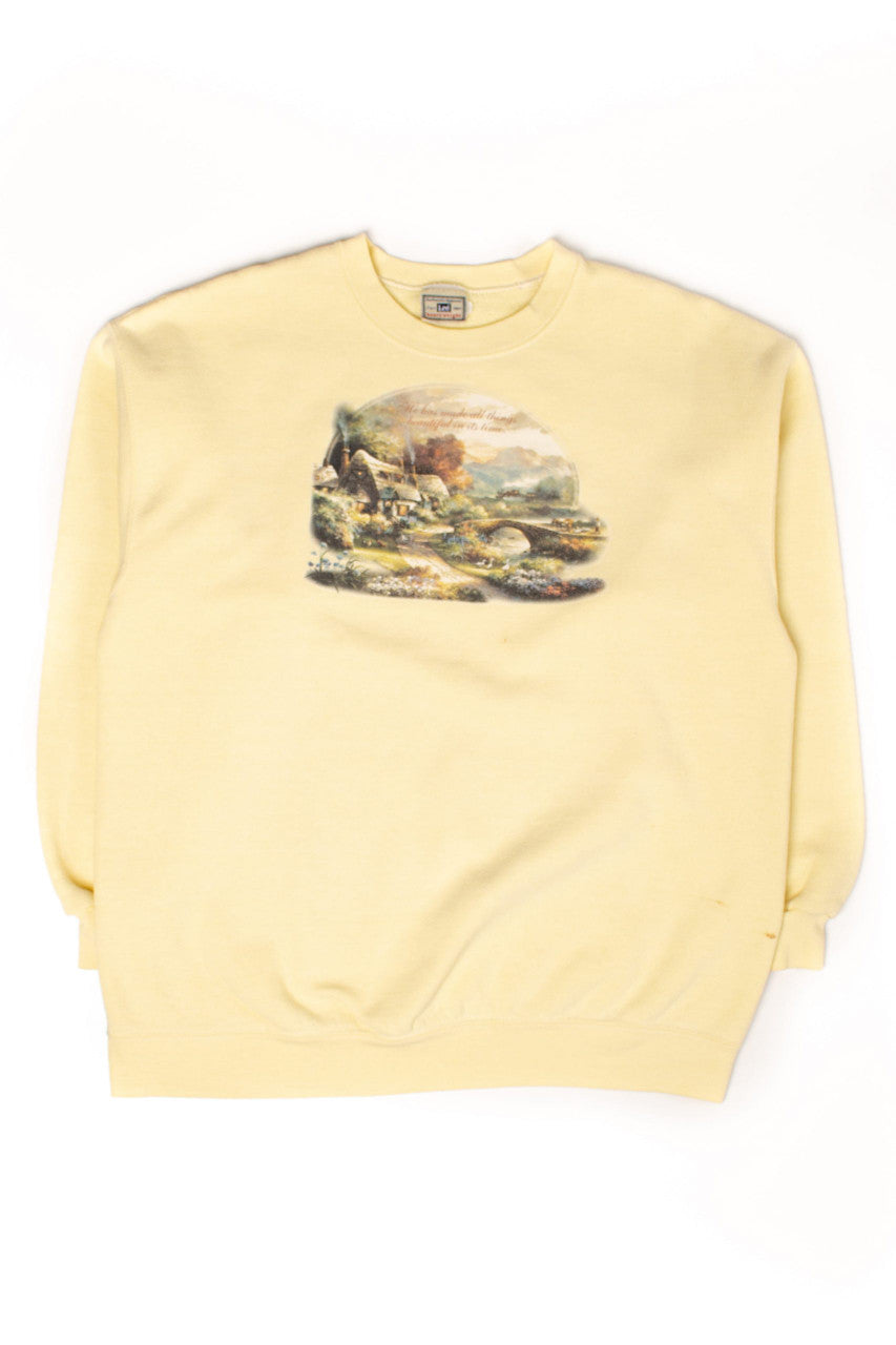 Vintage 'He Has Made All Things Beautiful' Sweatshirt (1990s)