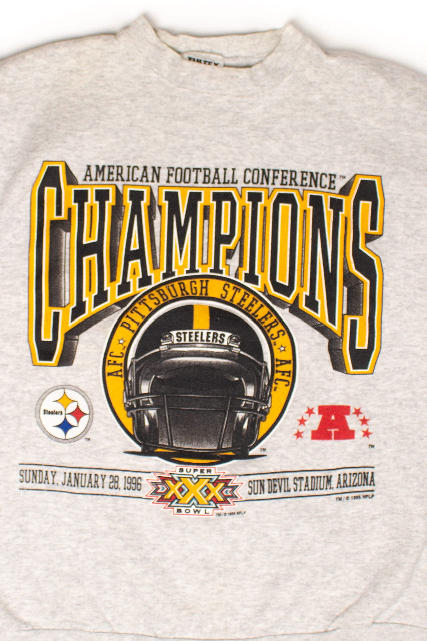 Vintage Pittsburgh Steelers Super Bowl XXX Sweatshirt (1996) 1