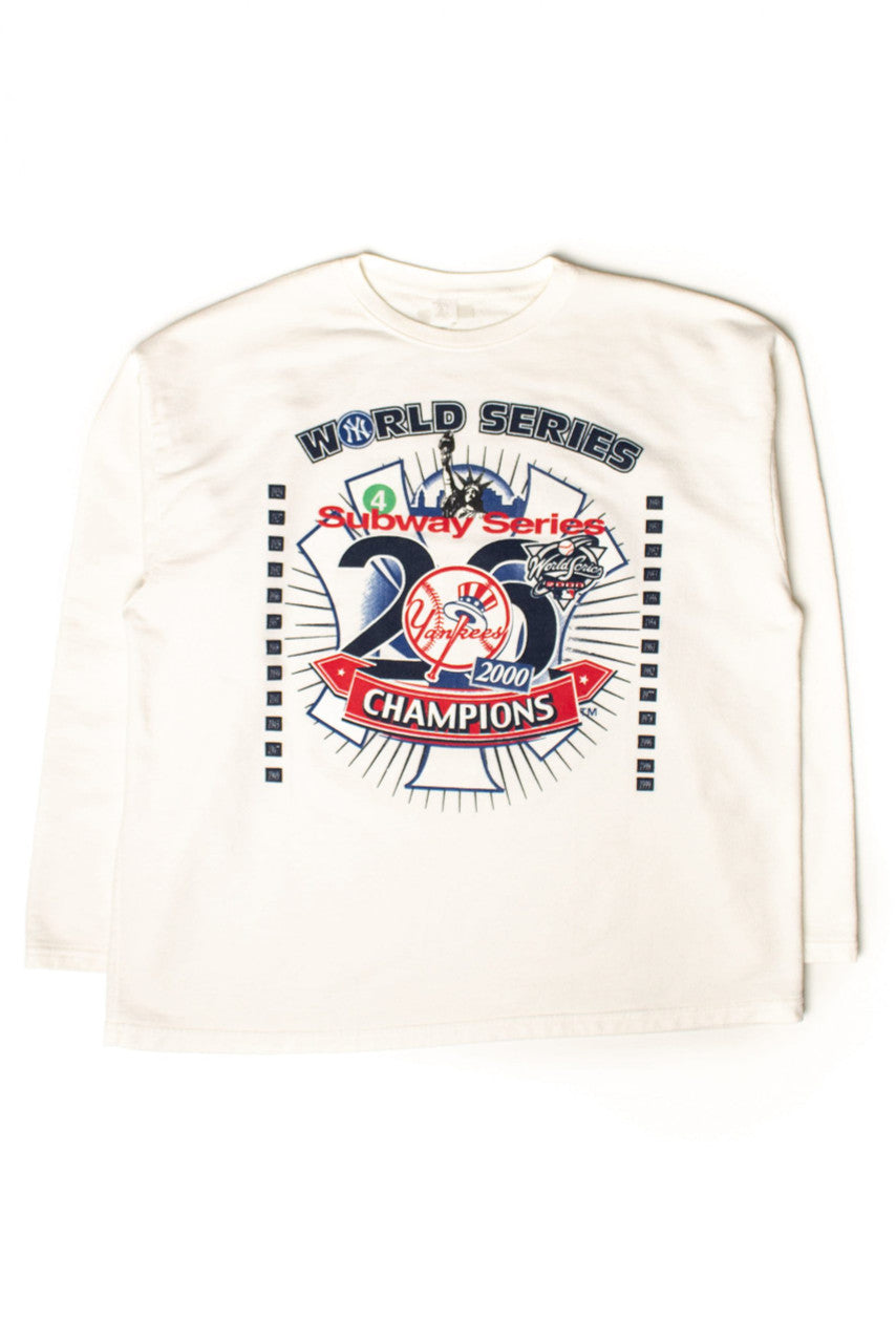 Vintage Yankees World Series Champions Lightweight Sweatshirt (2000)