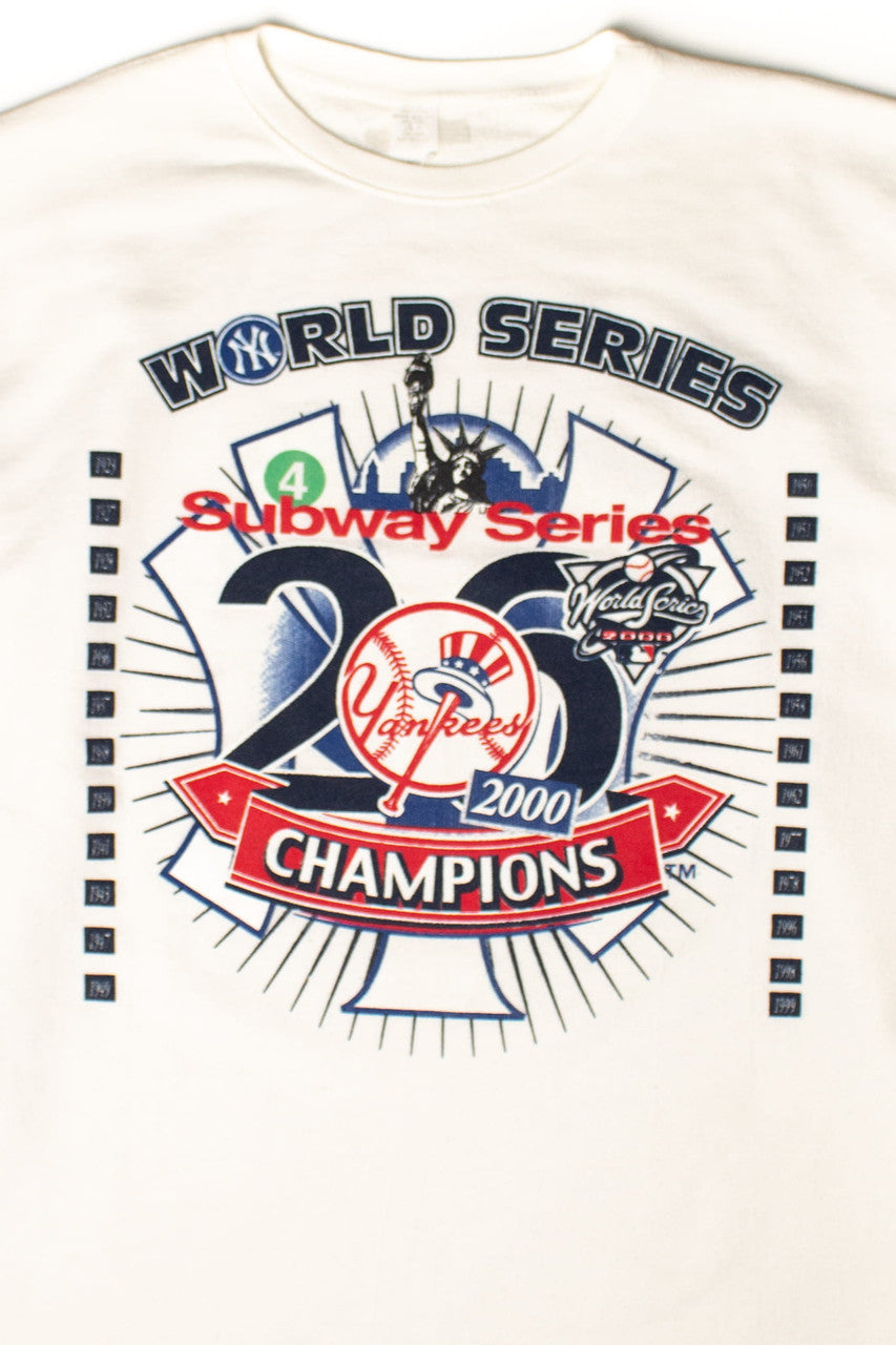 Vintage Yankees World Series Champions Lightweight Sweatshirt (2000)