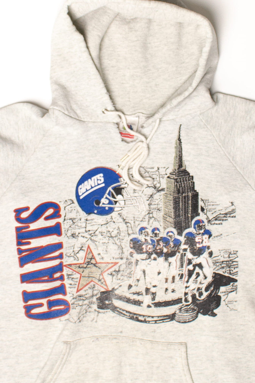 Vintage Distressed New York Giants Hoodie (1990s)