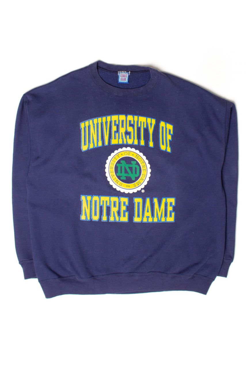Vintage University of Notre Dame Sweatshirt (1990s) 1