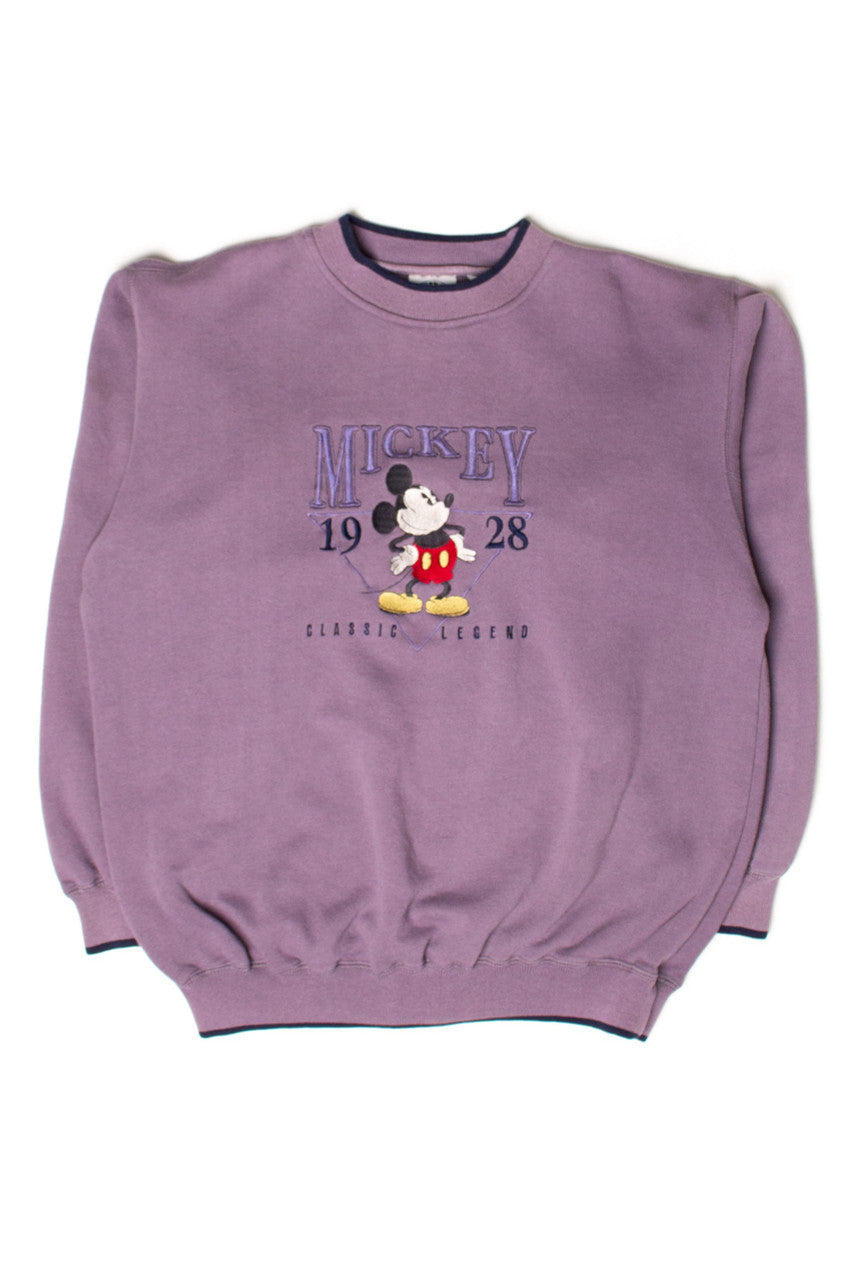 Vintage Embroidered Mickey Classic Legend Sweatshirt (1990s)