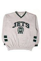 Vintage New York Jets V-Neck Sweatshirt (1990s)