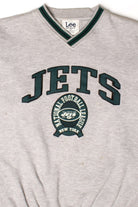 Vintage New York Jets V-Neck Sweatshirt (1990s)