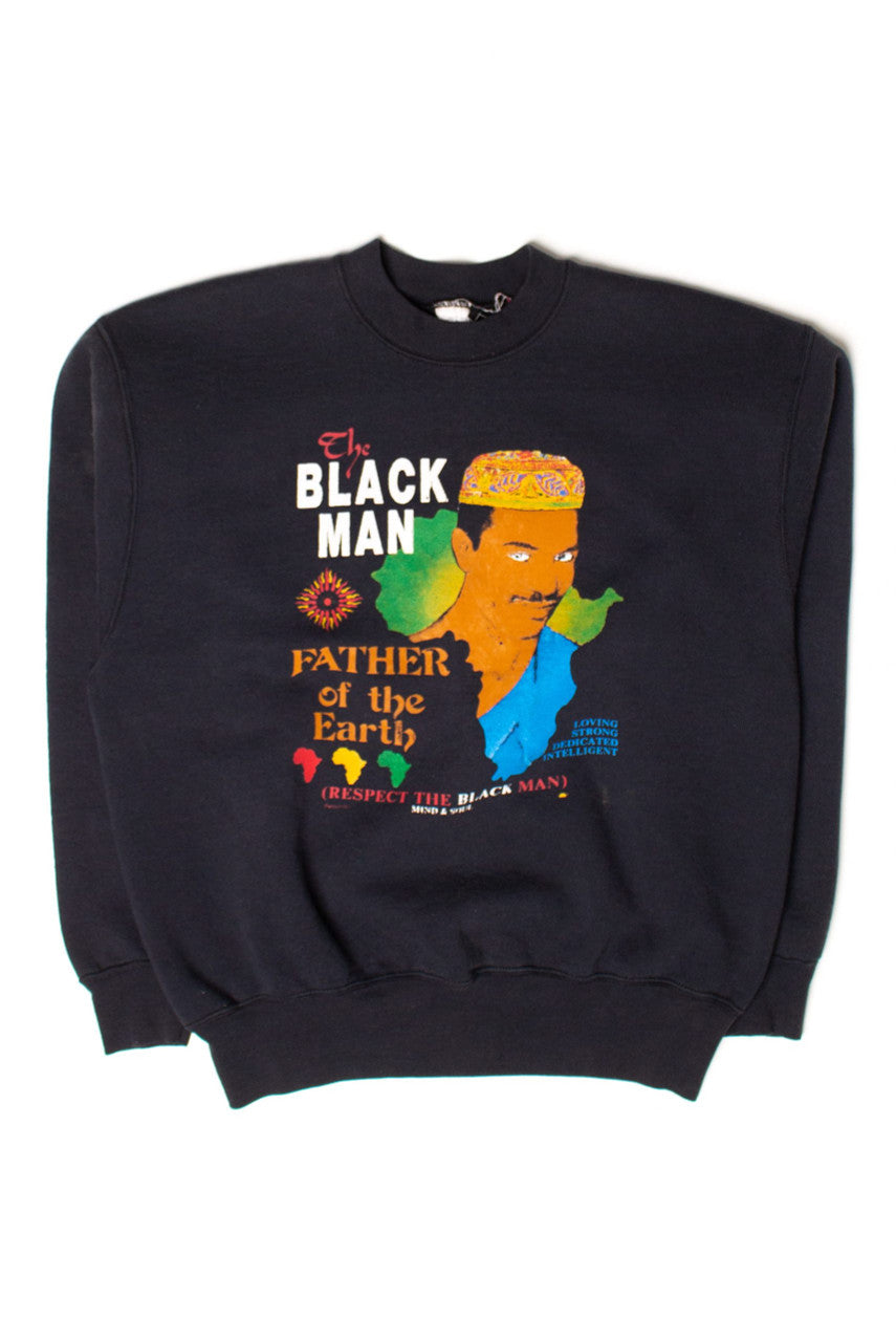 Vintage 'Black Man - Father of the Earth' Sweatshirt (1990s)