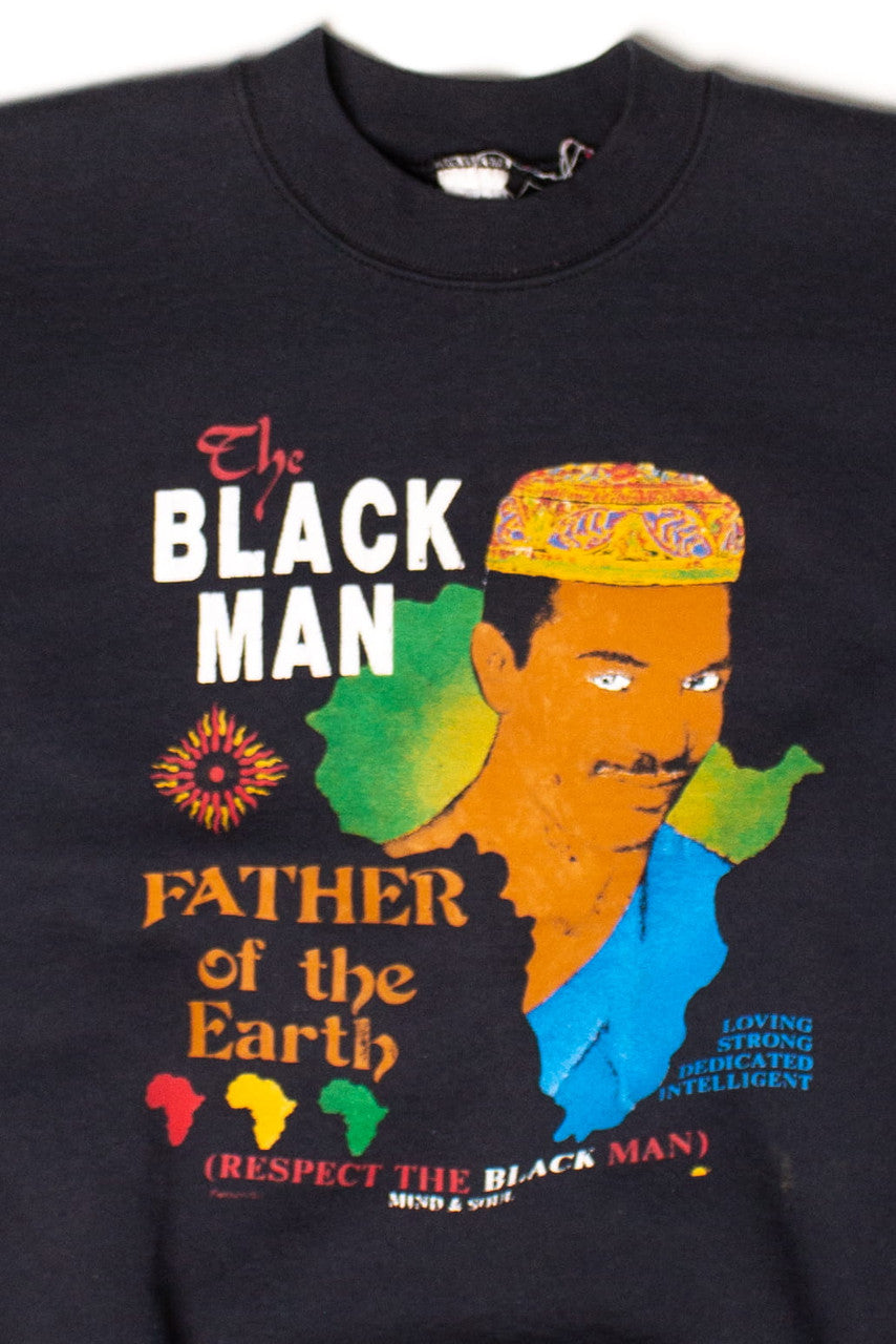 Vintage 'Black Man - Father of the Earth' Sweatshirt (1990s)