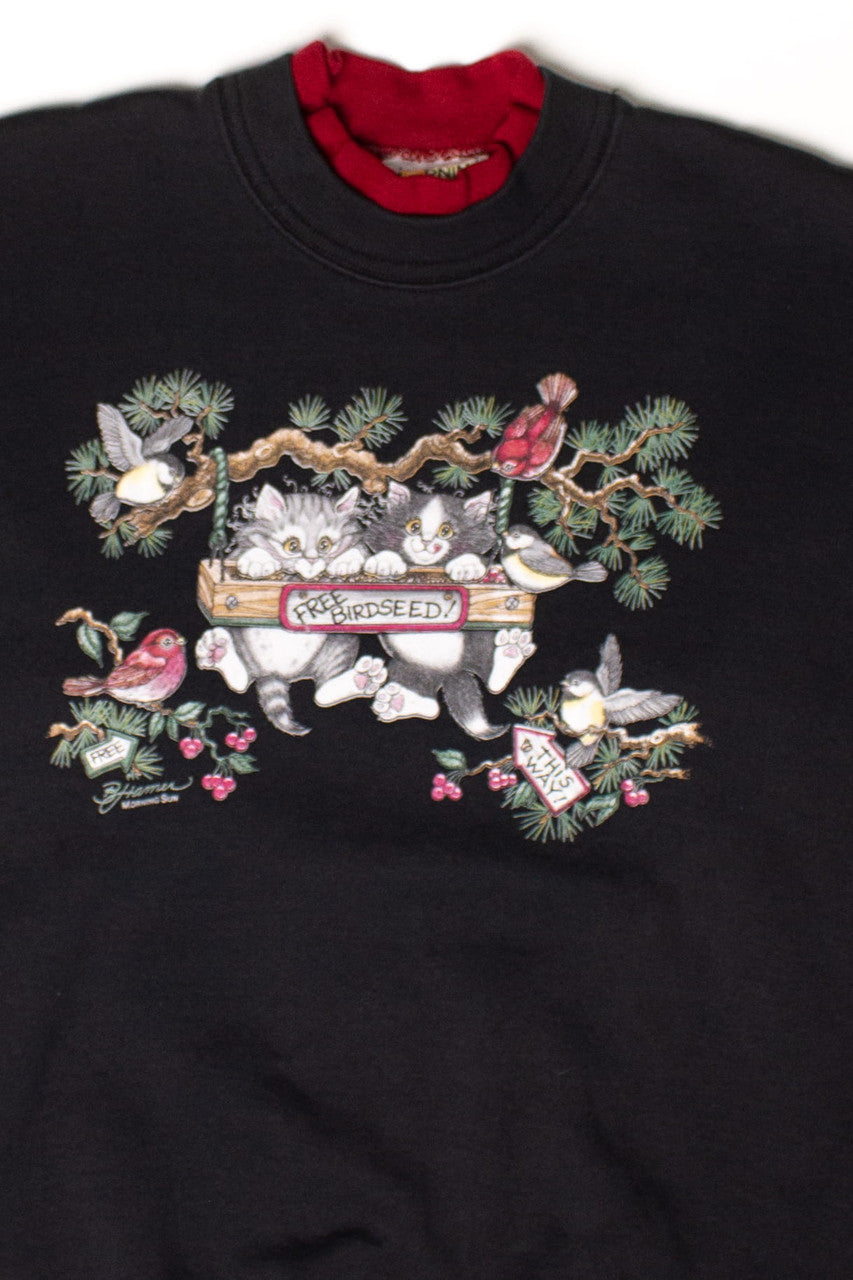 Vintage 'Free Birdseed!' Sweatshirt
