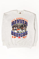 Vintage Denver Broncos AFC Champions Sweatshirt (1998)