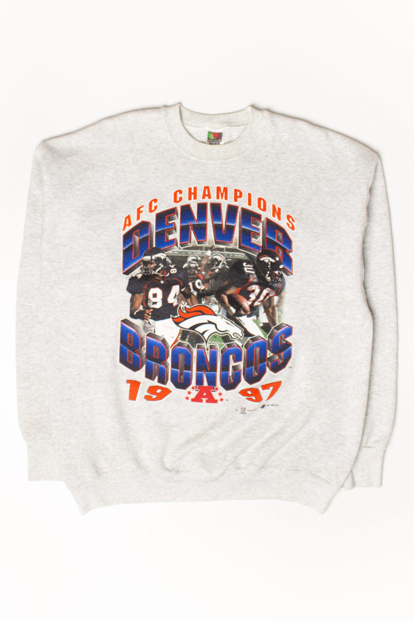 Vintage Denver Broncos AFC Champions Sweatshirt (1998)