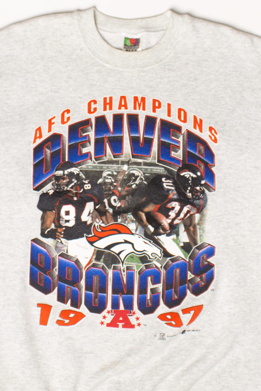 Vintage Denver Broncos AFC Champions Sweatshirt (1998)
