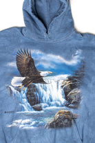 Eagle Waterfall Tie Dye Hoodie (2000s)
