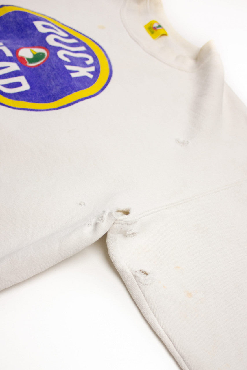 Vintage Distressed Duck Head Sweatshirt (1990s)