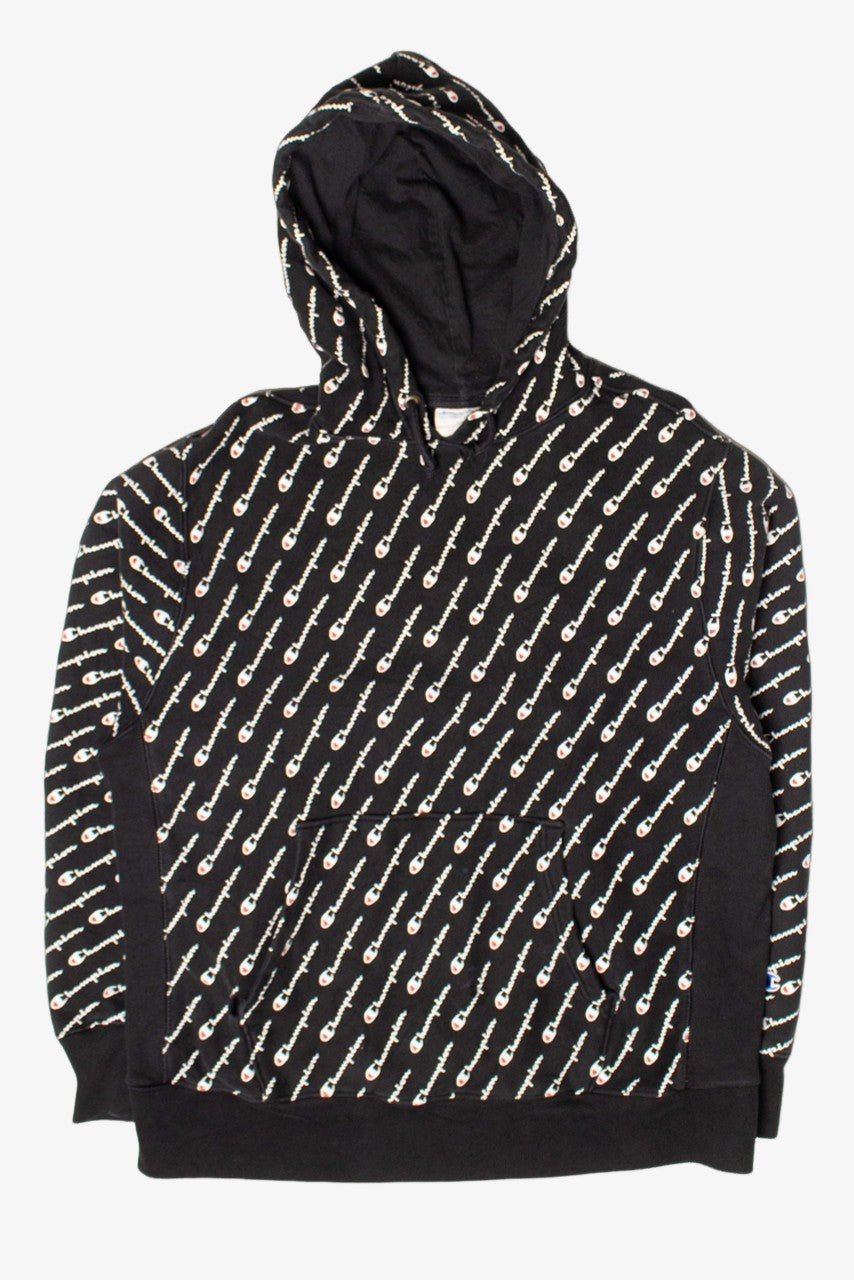 Vintage Champion All Over Graphic Hoodie (1990s)