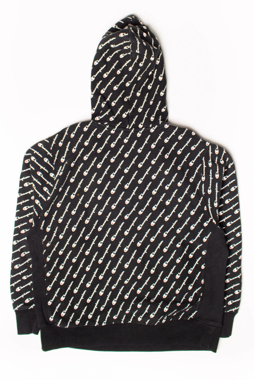 Vintage Champion All Over Graphic Hoodie (1990s)