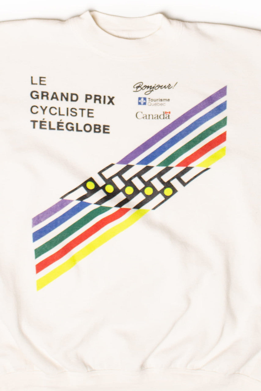 Vintage Le Grand Prix Cycliste Teleglobe Sweatshirt (1980s)