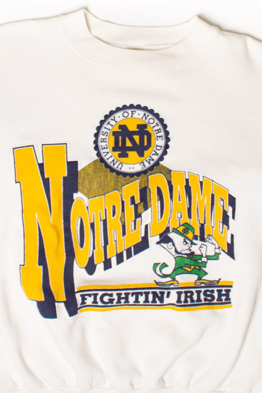 Vintage Notre Dame Fightin' Irish Sweatshirt (1990s) 4
