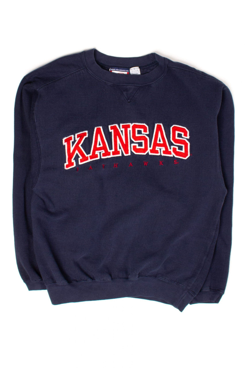 Vintage Kansas Jayhawks Sweatshirt (1990s) 3