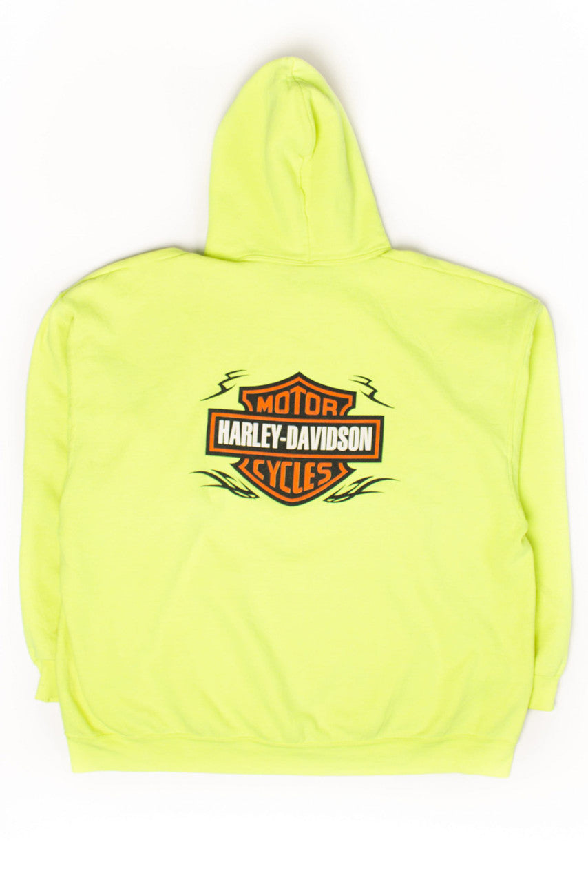 Vintage Hi-Viz Harley-Davidson Hoodie (1990s)