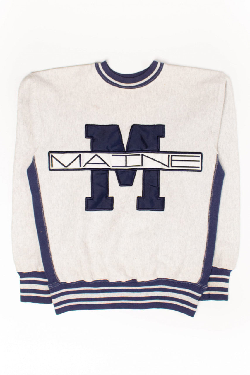Vintage Maine 'M' Sweatshirt (1990s)