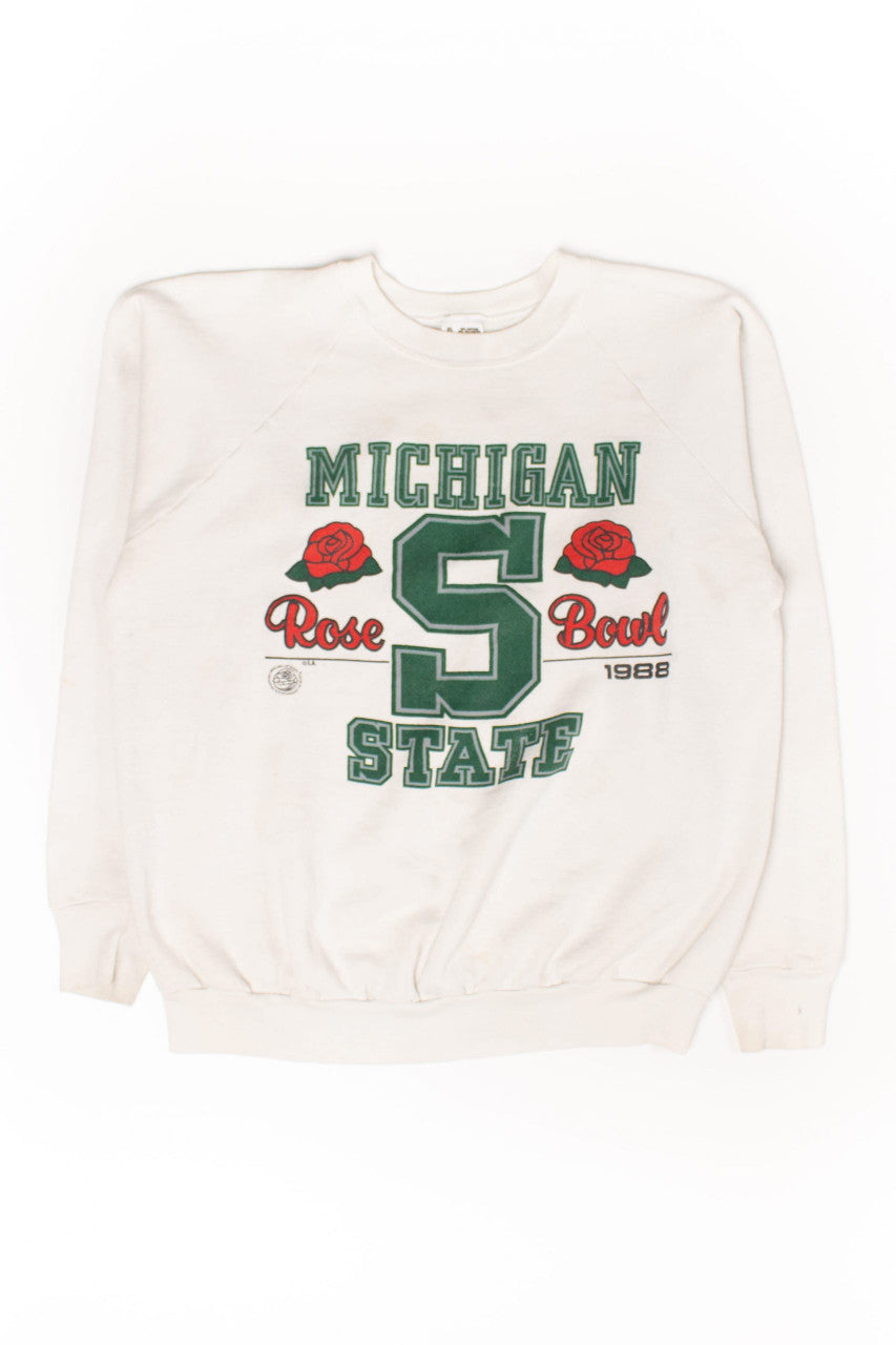 Vintage Michigan State Rose Bowl Sweatshirt (1988) 1