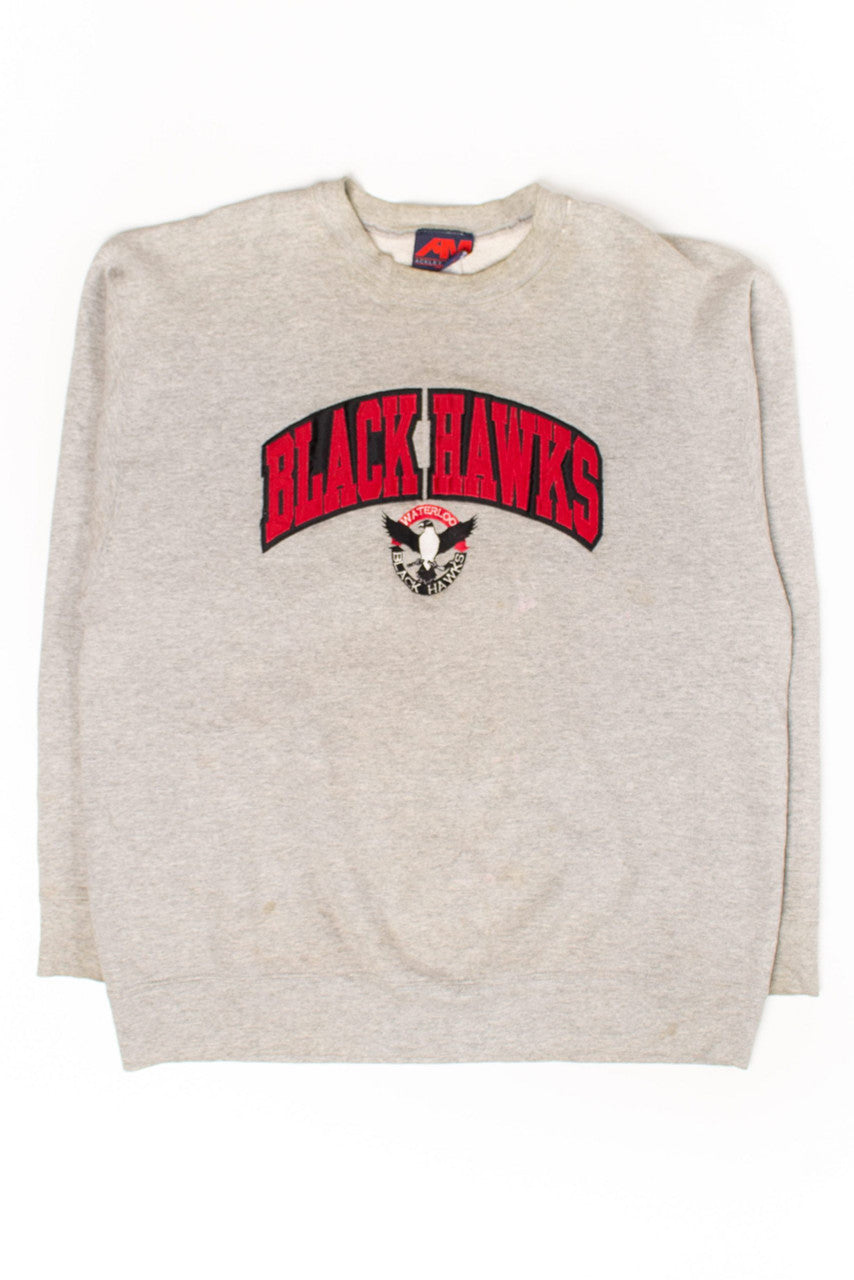 Vintage Waterloo Black Hawks Sweatshirt (2000s)