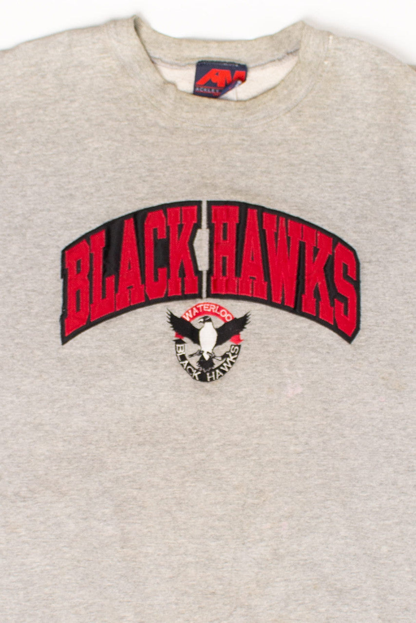 Vintage Waterloo Black Hawks Sweatshirt (2000s)