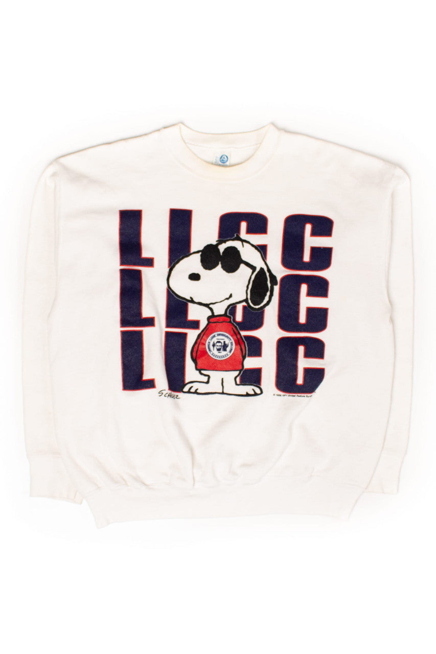 Vintage Lincoln Land Community College Joe Cool Sweatshirt (1980s)