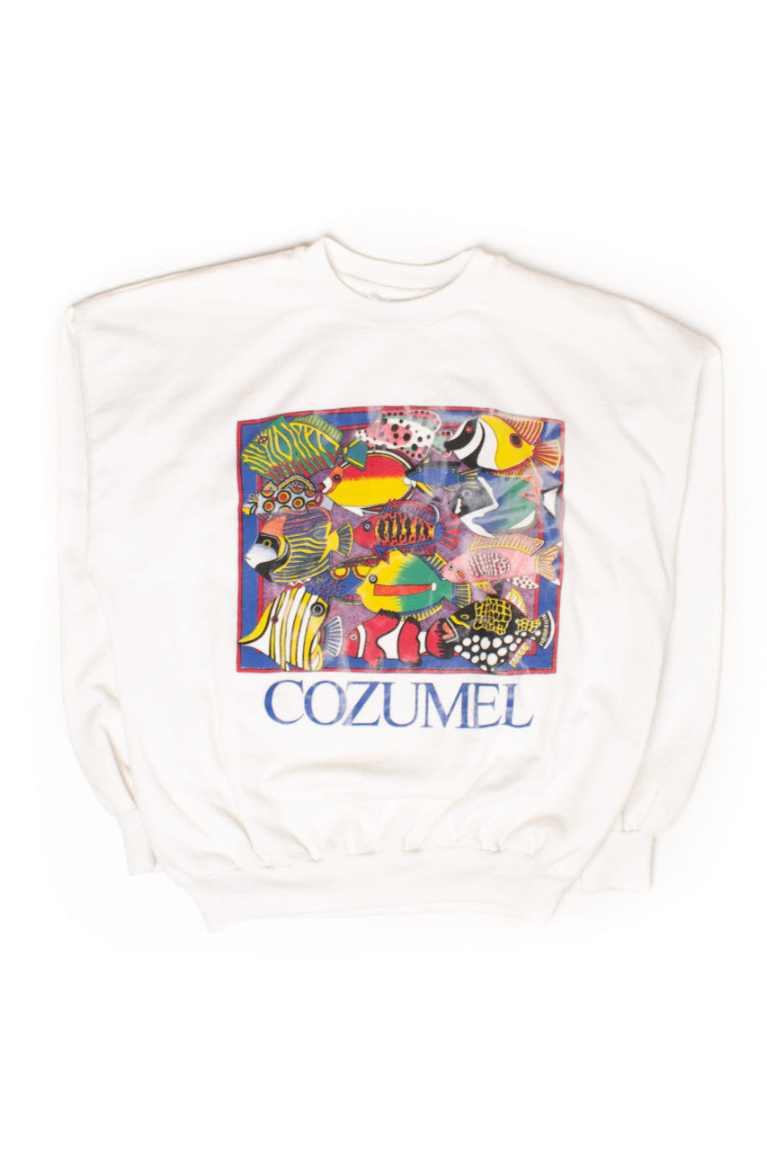 Vintage Cozumel Tropical Fish Sweatshirt (1990s)