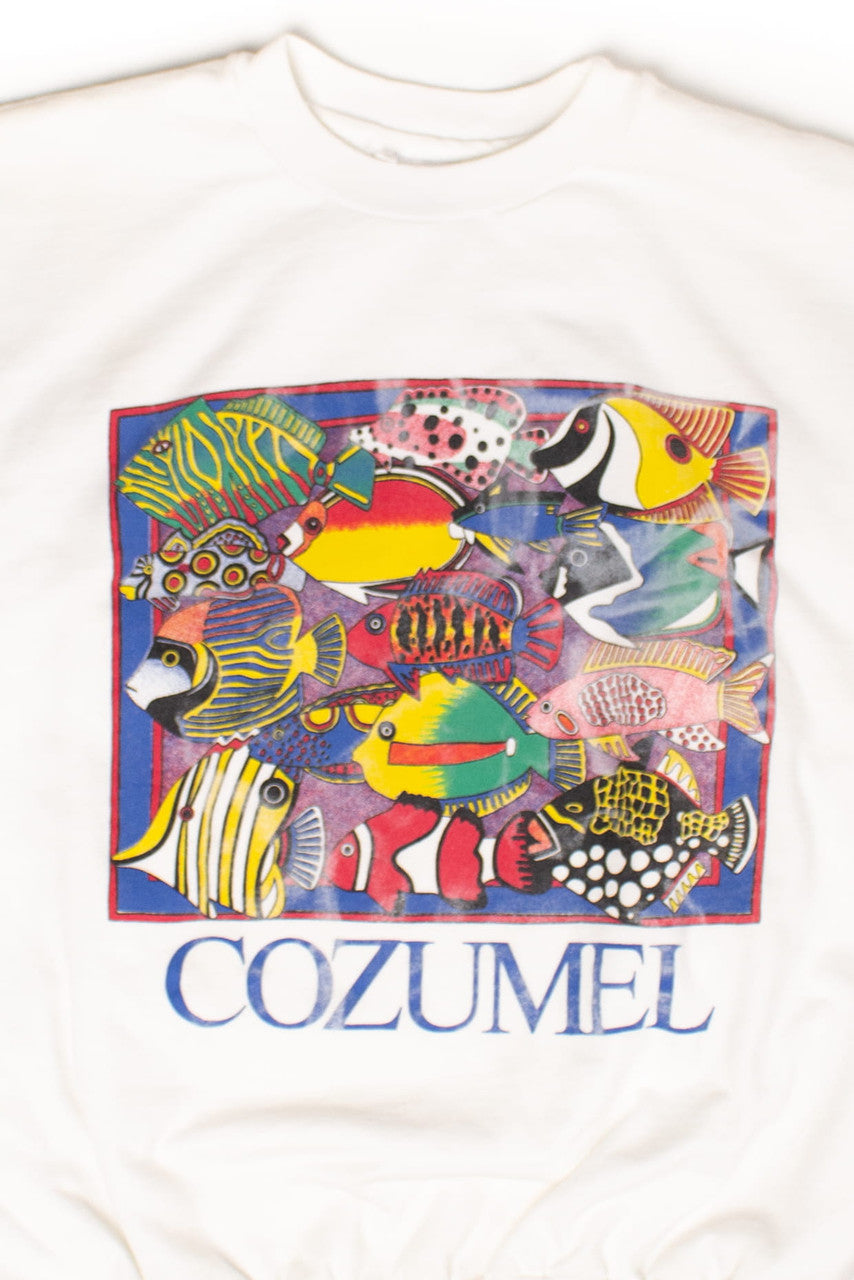 Vintage Cozumel Tropical Fish Sweatshirt (1990s)