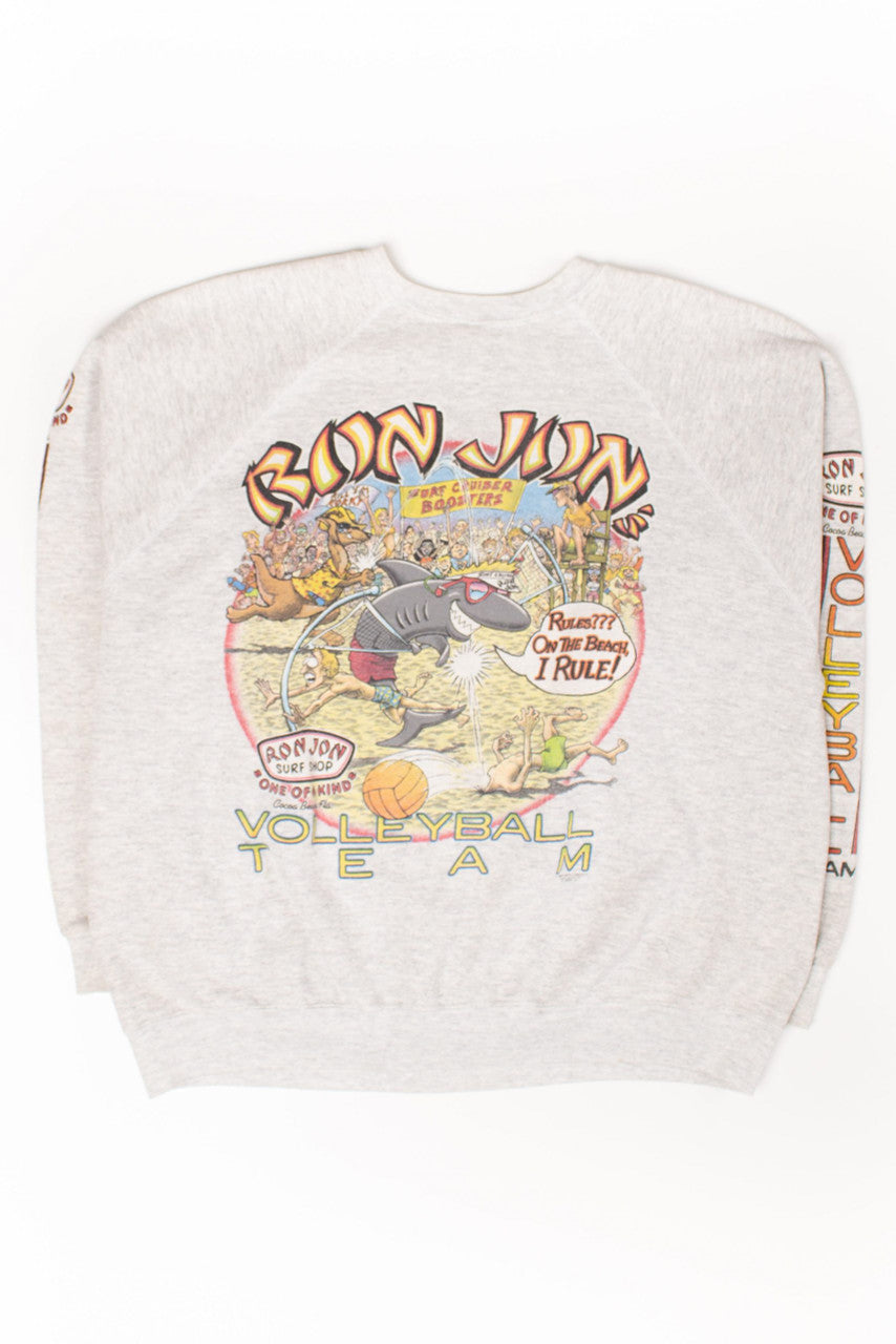 Vintage Ron Jon Volleyball Team Sweatshirt (1990s)