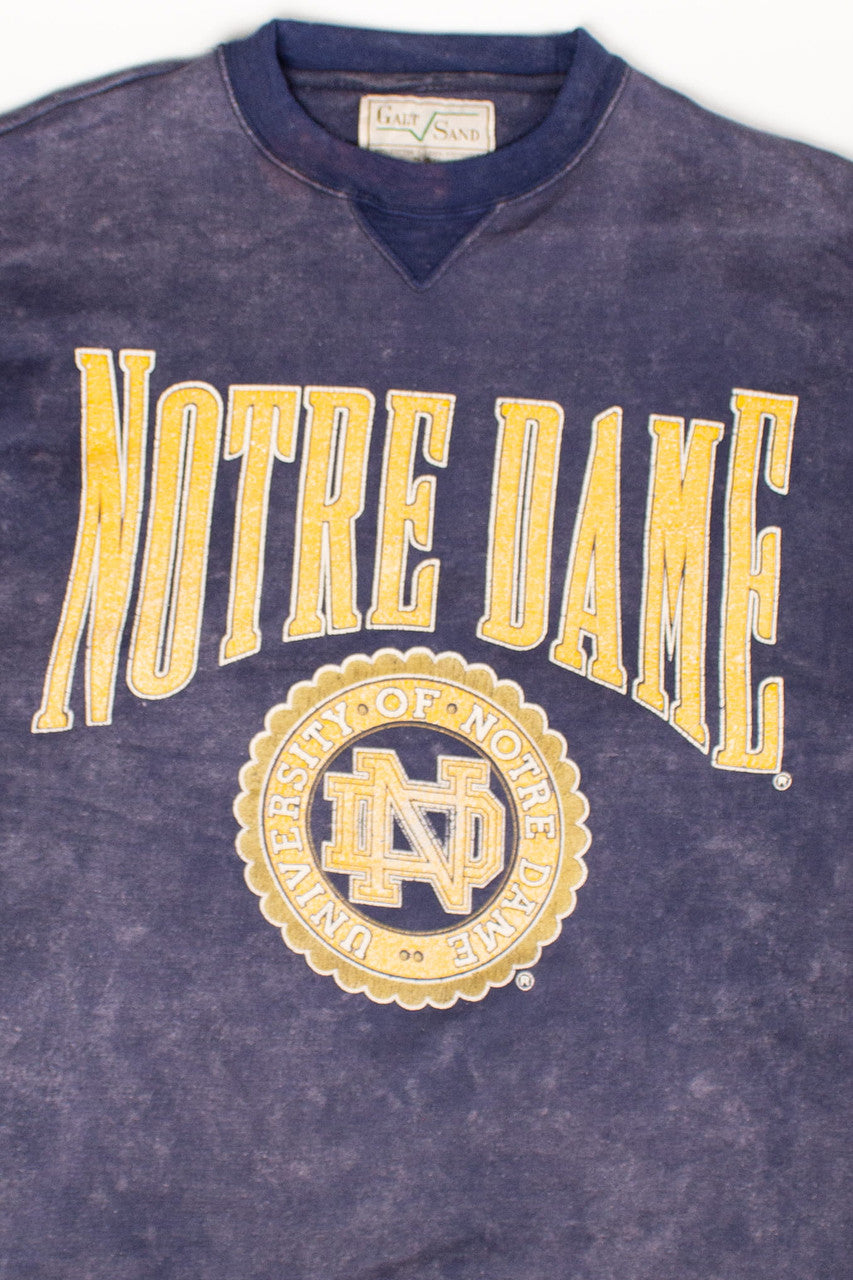 Vintage Faded University of Notre Dame Sweatshirt (1990s)