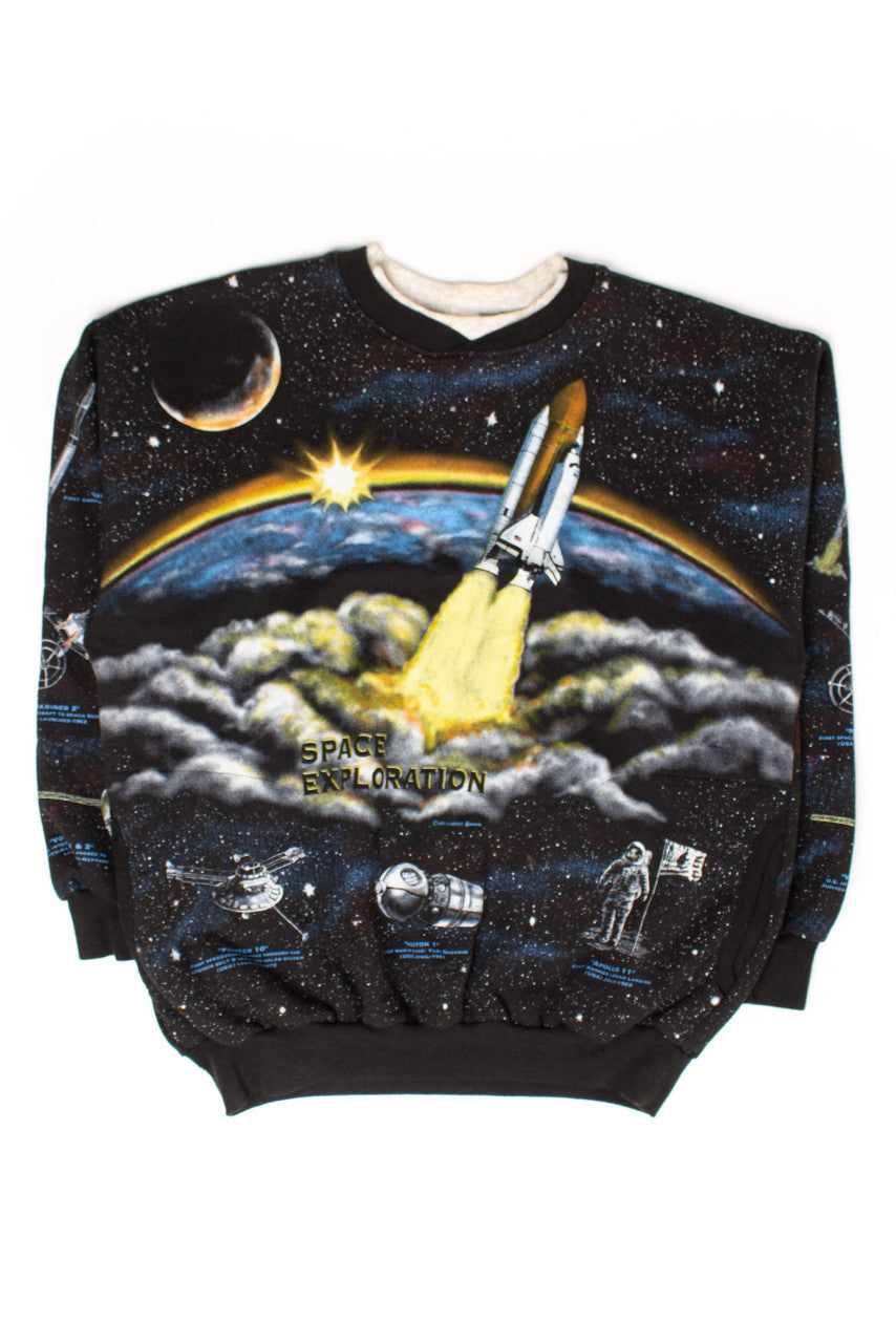 Vintage Space Exploration Sweatshirt (1990s)